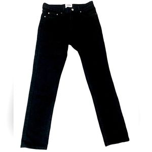 Zara Midrise straight leg black jeans